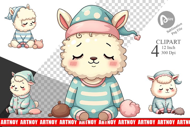 Alpaca Clipart Image 5