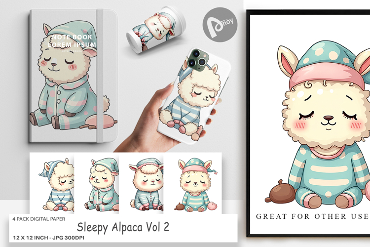 Alpaca Clipart Image 10