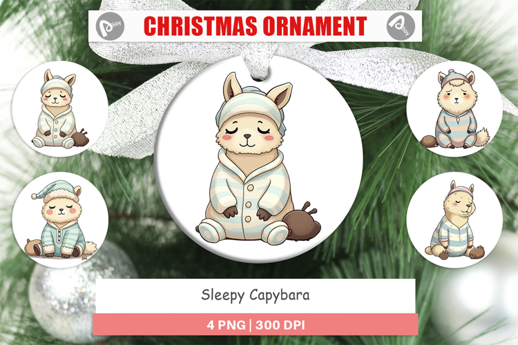 Ornament Sleepy Capybara