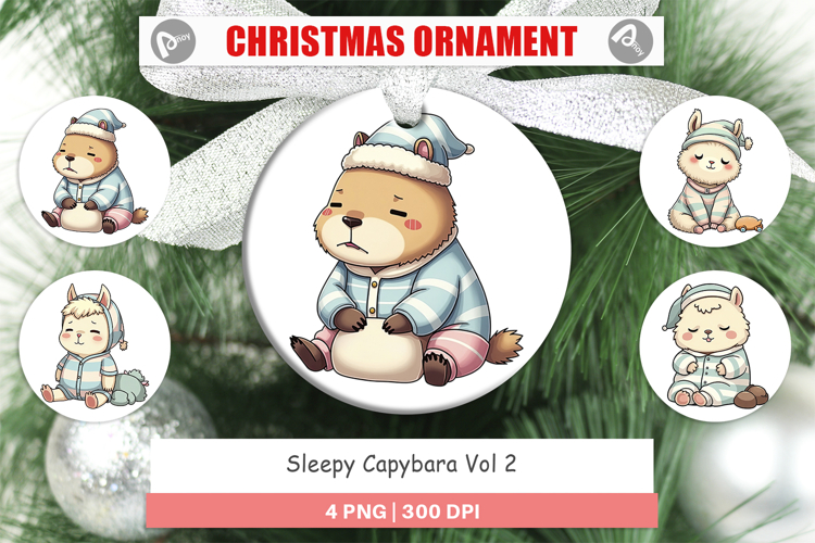 Ornament Sleepy Capybara