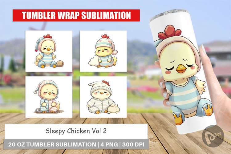 Tumbler Sleepy Chicken