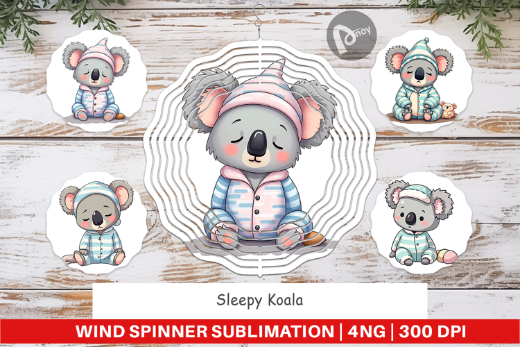 Wind Spinner Sleepy Koala