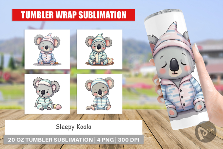 Tumbler Sleepy Koala