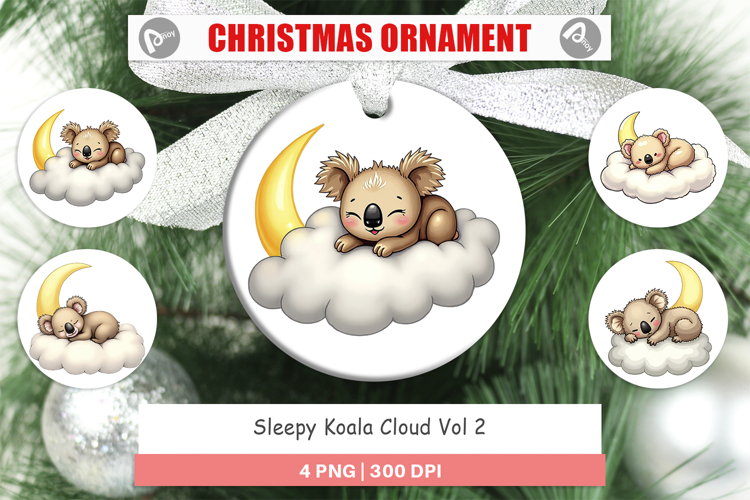 Ornament Sleepy Koala Cloud