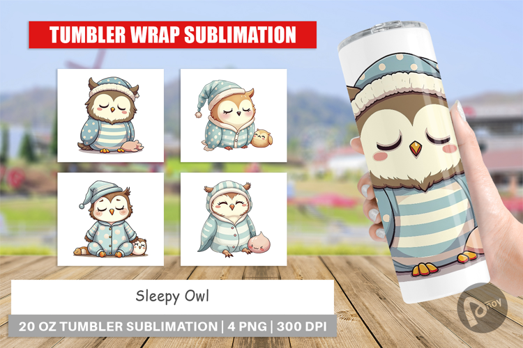 Tumbler Sleepy Owl