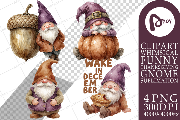 Food Coma Gnomes Sublimation