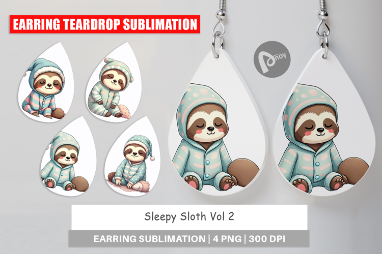 Earring Sleepy Sloth
