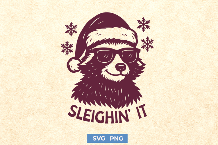 Santa sunglasses svgs
