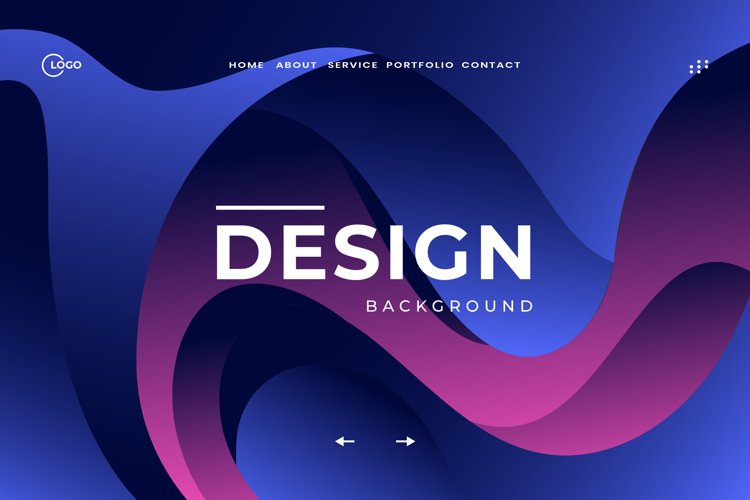 3d Blue Abstract Background Liquid example image 1