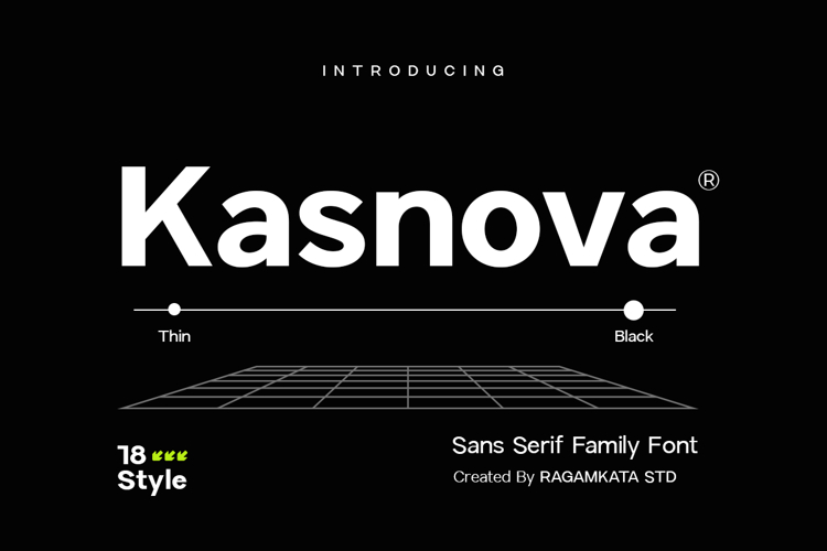 Kasnova - Sans Serif Family