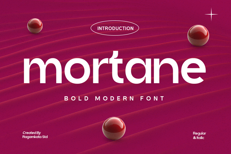 Mortane - Bold Modern Sans