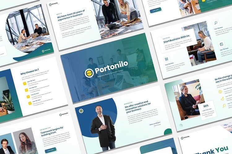 Portonilo - Multipurpose Business PowerPoint Presentation