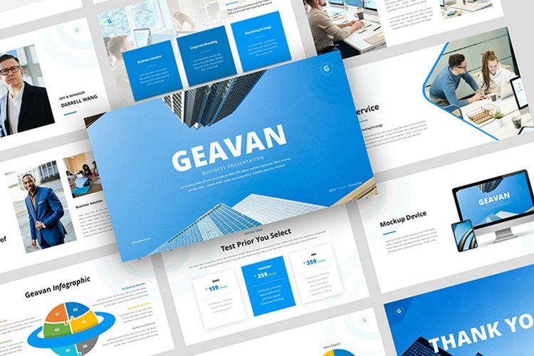 Geavan - Business Presentation PowerPoint Template