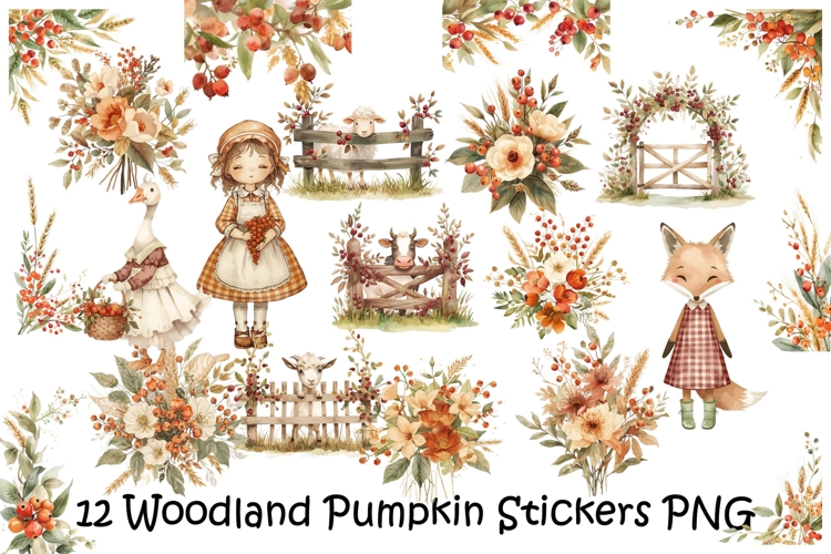 34 Autumn Clipart set PNG