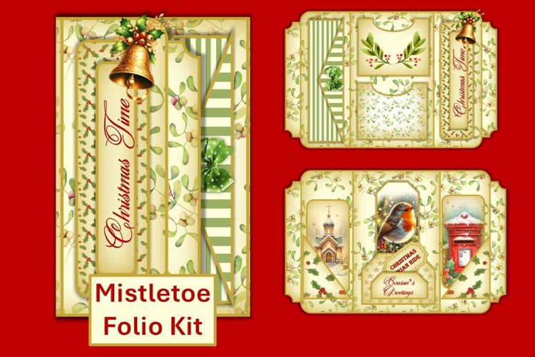 Christmas Mistletoe Folio Craft Kit