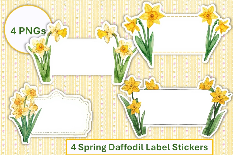 Spring Label Stickers Scrapbooks, Planners, Laptops, PNG