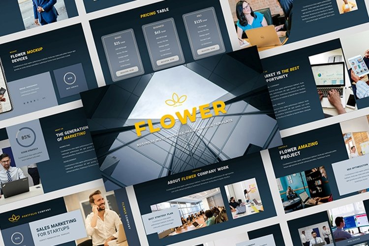 Flower - Business Multipurpose Keynote Presentation Template