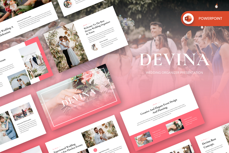Devina - Wedding Organizer PowerPoint Template