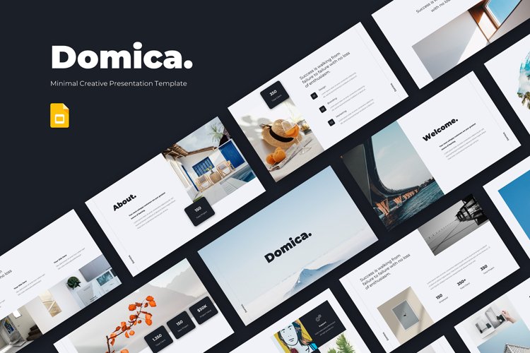 Domica - Minimal Pitch Deck Google Slide example image 1