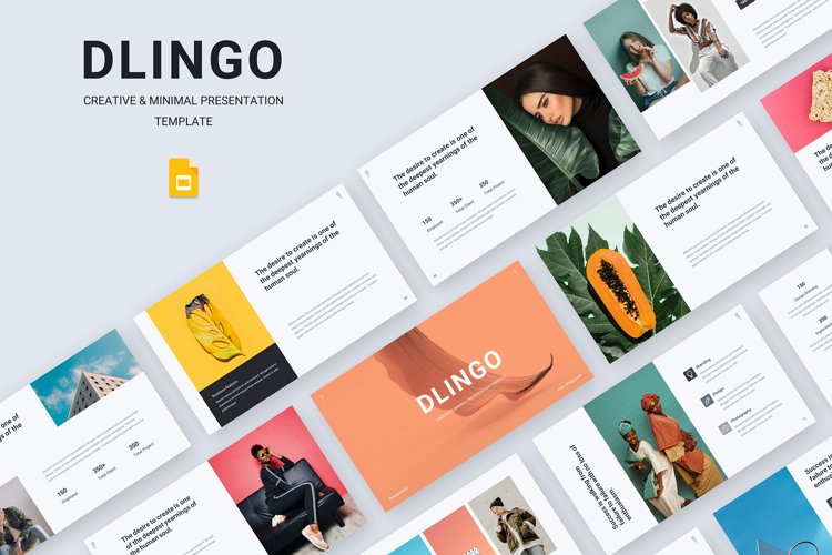 Dlingo - Creative & Minimal Google Slide example image 1