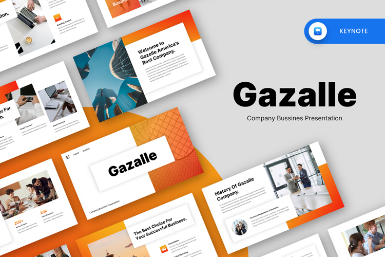 Gazalle - Company Business Keynote Template