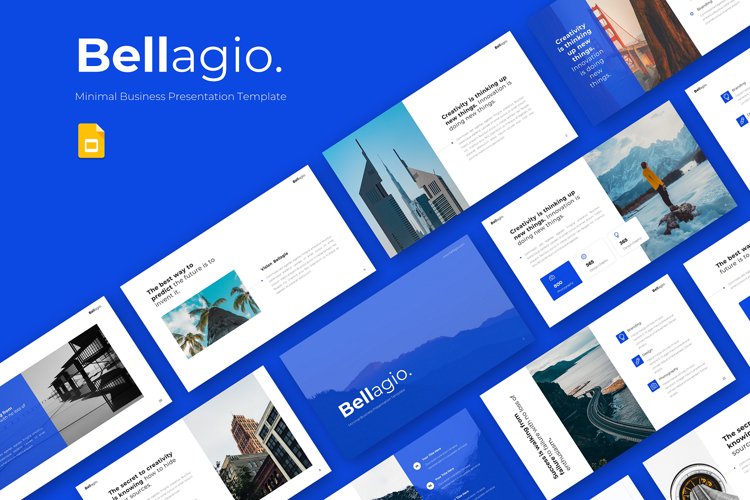 Bellagio - Minimal Business Google Slide Template example image 1