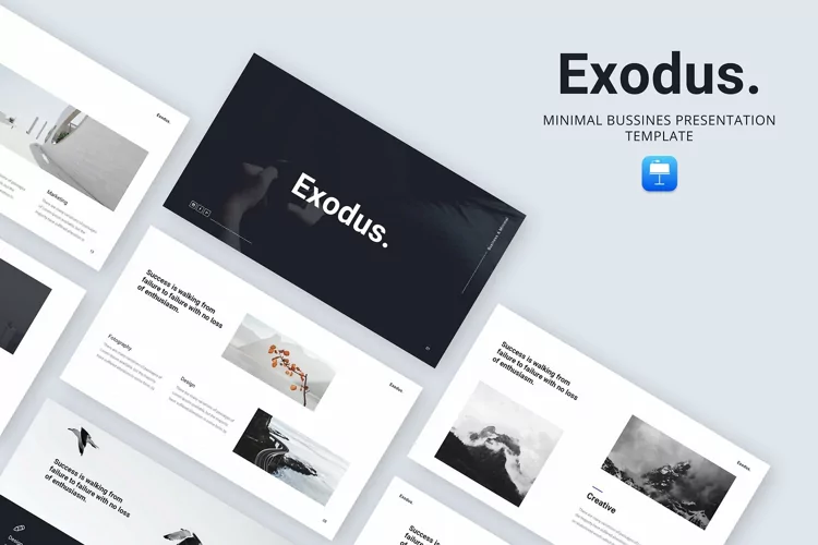 Exodus - Minimal Bussines Keynote Template