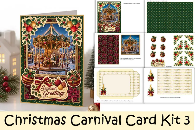 Christmas Carnival Card Making Kit 3