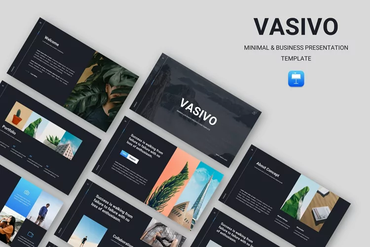 Vasivo - Minimal & Business Keynote Template