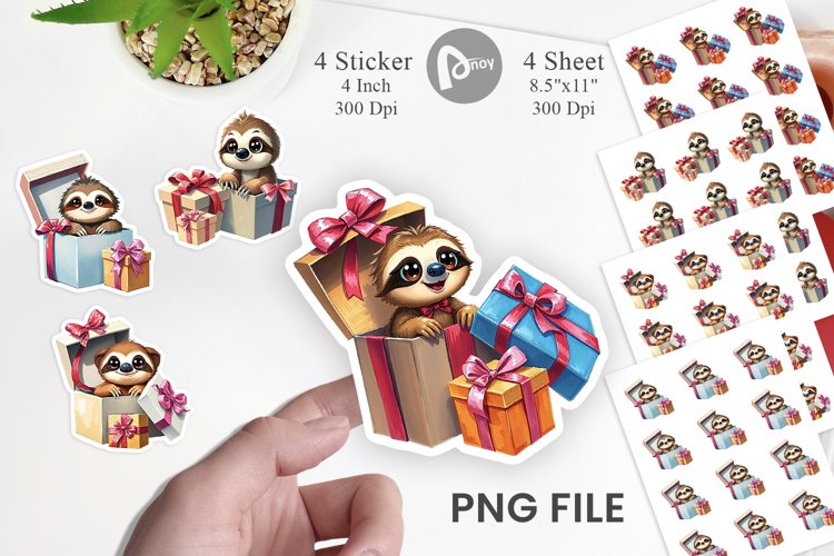 Sloth Clipart Image 20