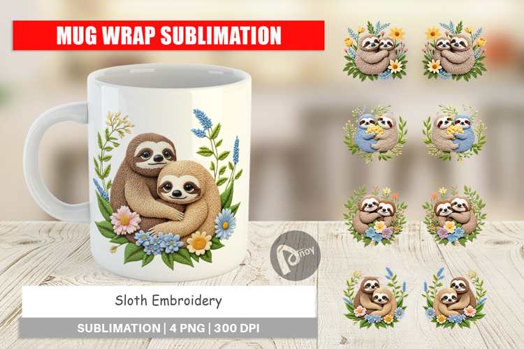 Sloth Clipart Image 3