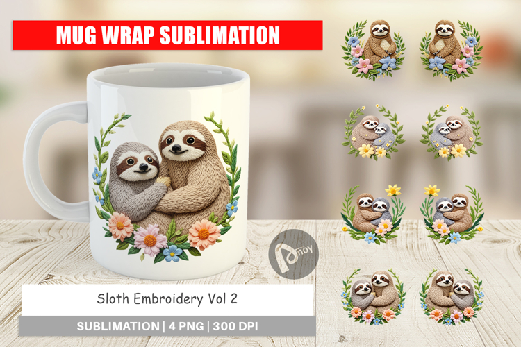 Sloth Clipart Image 4