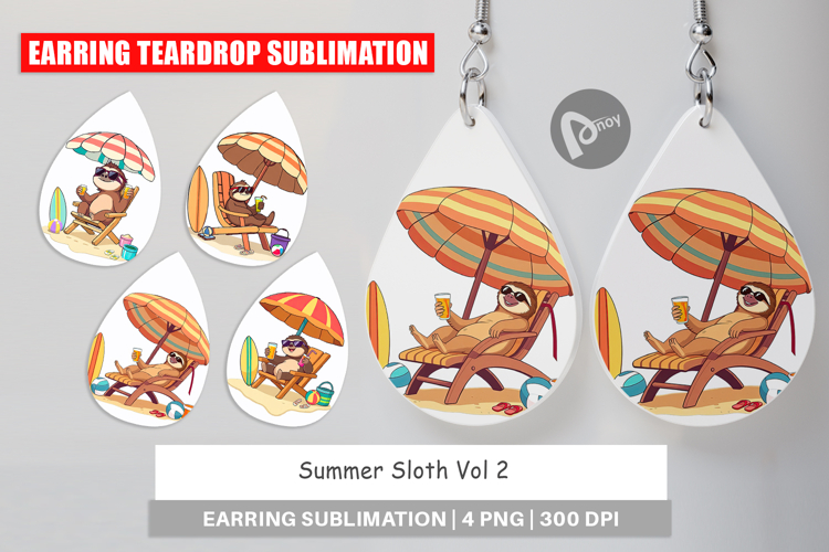 Earring Summer Sloth