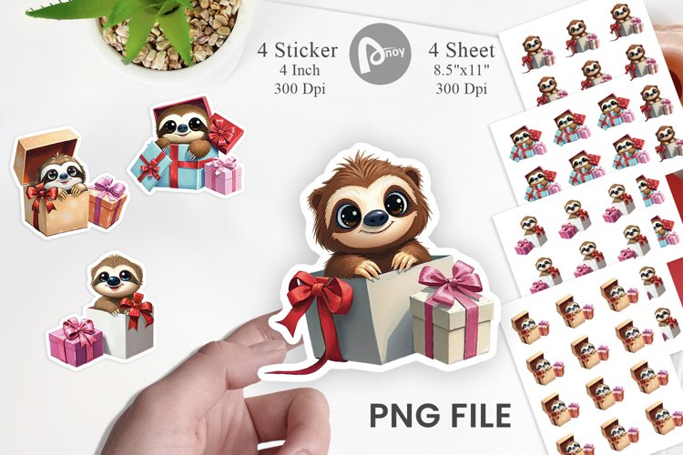 Sloth Clipart Image 19