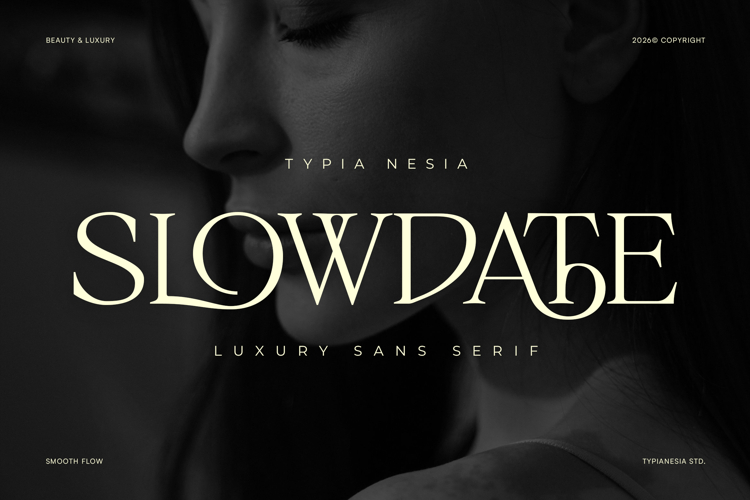 Slowdate - Beauty Elegant Ligature Serif