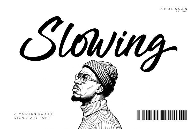 Slowing - a Modern Signature Font