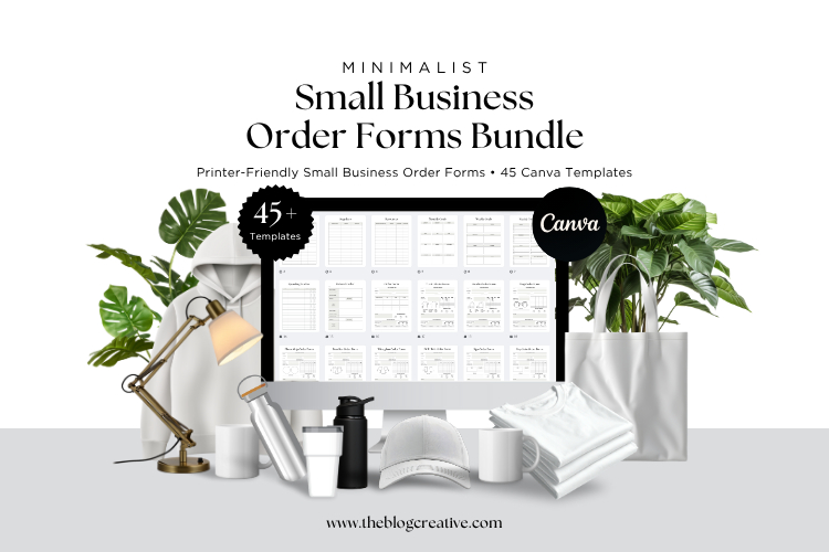 Small Business Order Forms Bundle