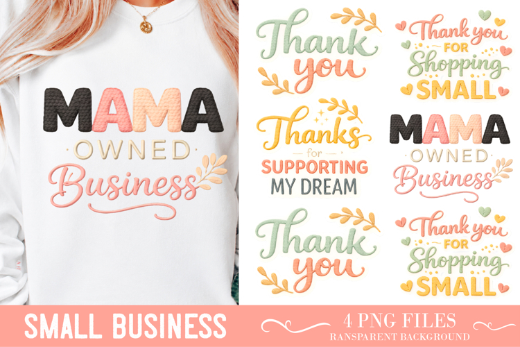 Small Business PNG, Small Business Sublimation PNG,Faux Yarn