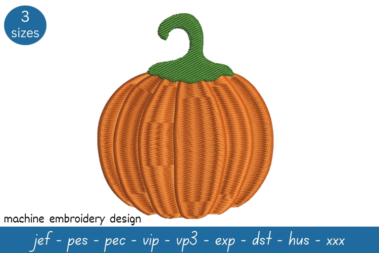 Pumpkin Embroidery