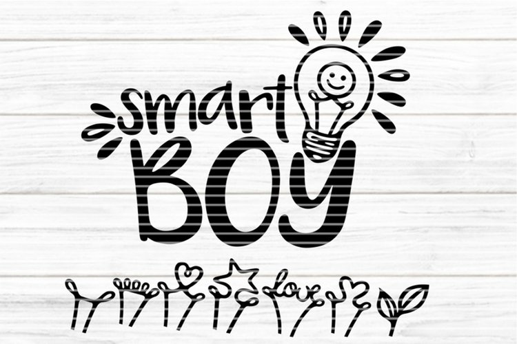 smart Boy SVG DXF cutting File