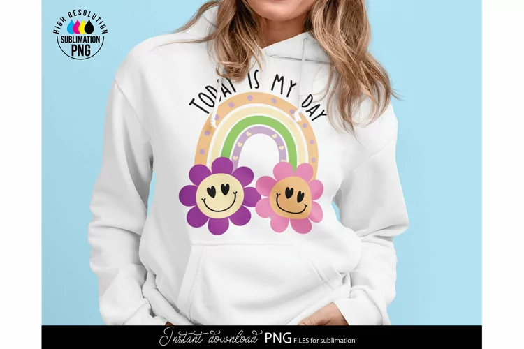 Boho Rainbow | Smiley Heart | Today Is My Day | Flower Smile
