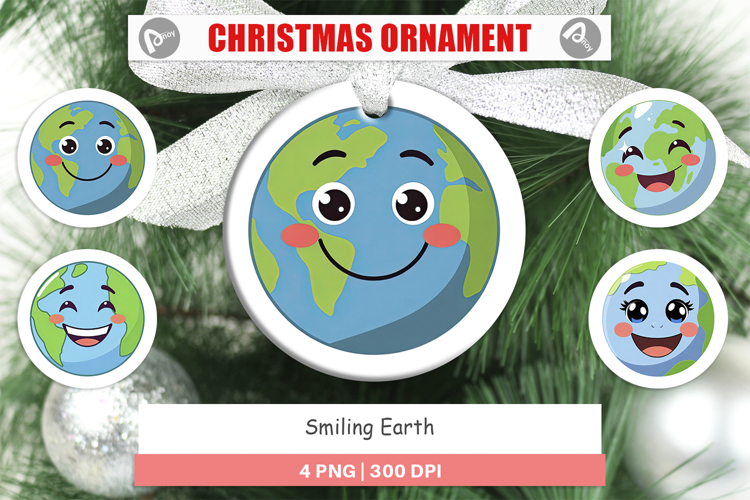 Ornament Smiling Earth