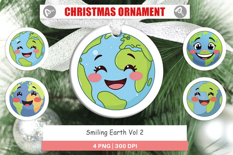 Ornament Smiling Earth