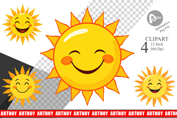 Smiling Sun Clipart