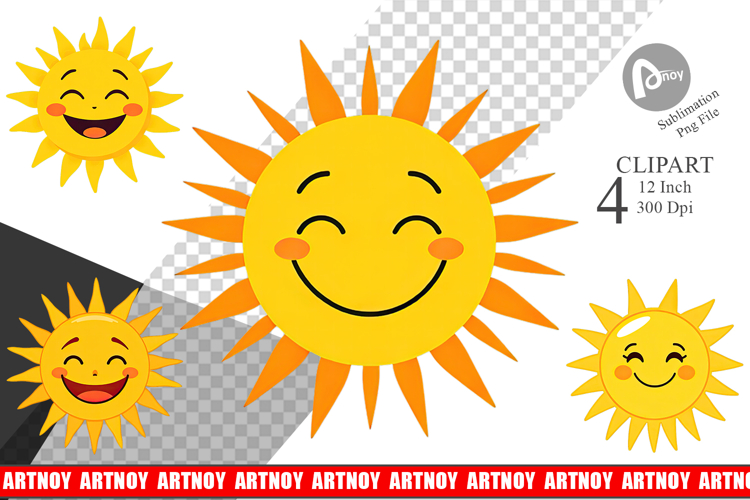 Smiling Sun Clipart