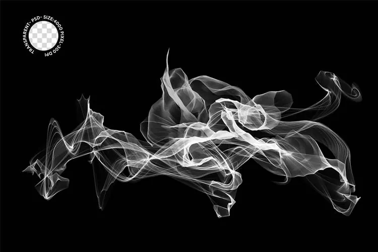 Realistic Smoke Overlays Transparent PNG & PSD