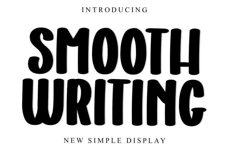 Smooth Writing