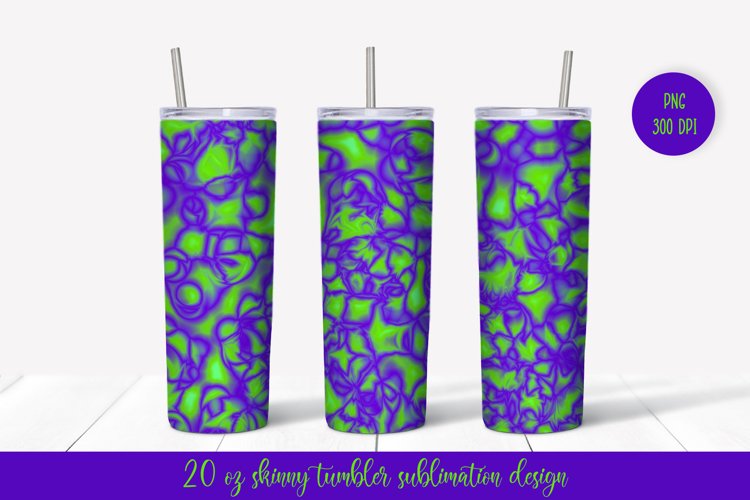 Bright Abstract Tumbler Wrap Sublimation example image 1
