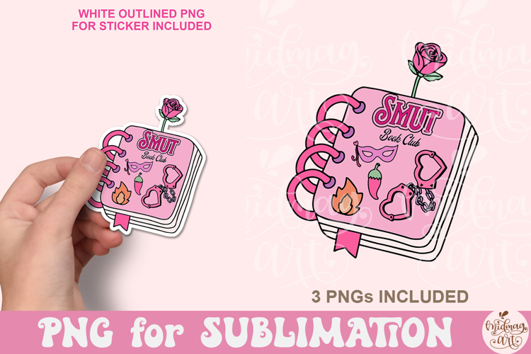Smut Book Club Notebook Png