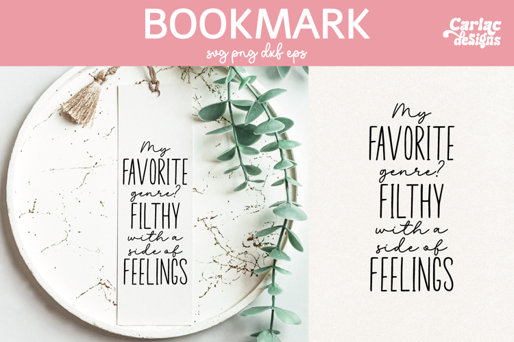 Smut Book Lover Bookmark SVG, Printable Bookmarks